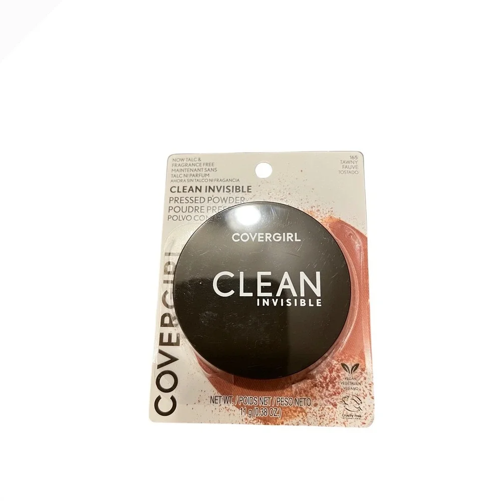 COVERGIRL Clean Invisible Pressed Powder 165 Tawny 11g 038oz Talc Fragrance Free